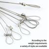 1-4mm Adjustable Stainless Steel Wire Rope Metal Suspension Clamp Used For Hanging Accessories Sling Screws Cable Fixing Tools