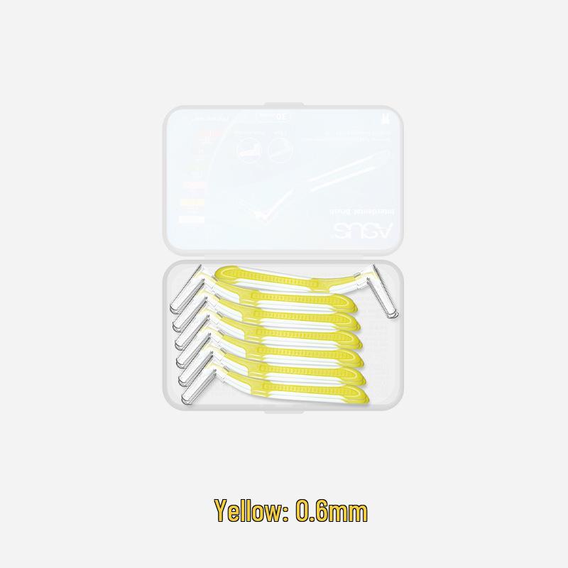 Yijie L-shaped Interdental Brush for Braces, 30pcs/box