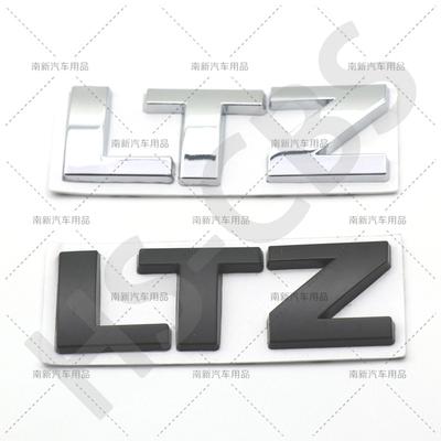 3D Metal LTZ Emblem Car Trunk Trunk Badge Body Letter Sticker for Silverado Sail Lova Aveo Cruze Epica Captiva Malibu Colorado