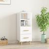 812363 vidaXL Buffet White High Gloss 34.5x34x90 Cm Engineered Wood
