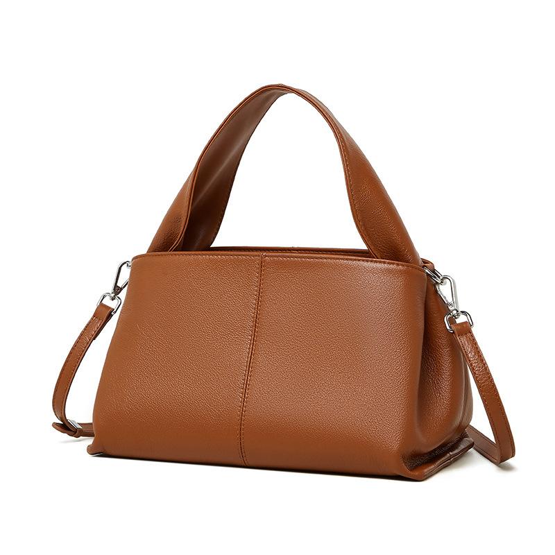 Genuine Leather Shoulder Bag Head Layer Cowhide Niche Fashion Trend Women's Bag
