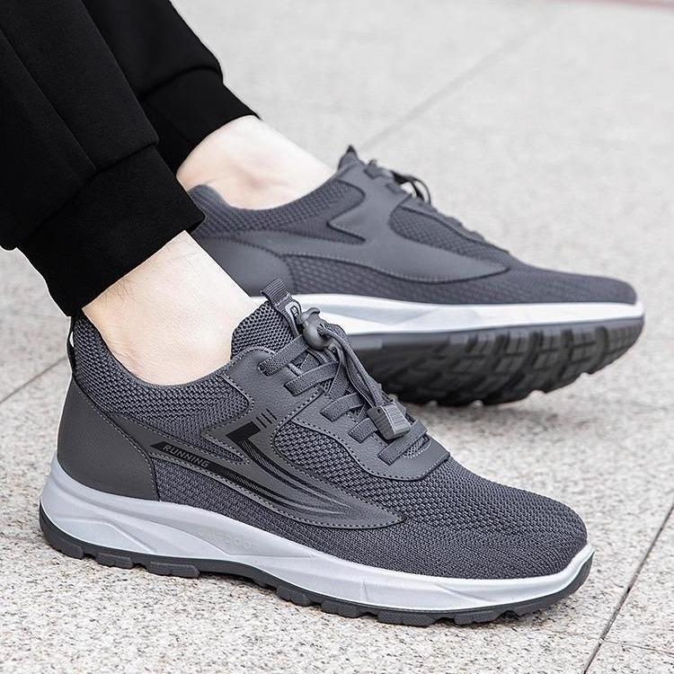 Chaussures de marche sportives en tissu antidérapantes pour mère, force du pied + ressort et été, semelle souple confortable