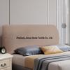Nordic Style Elastic Bed Head Cover - Full, Removable, Washable, Solid Color, Soft, Dust-Proof Cover
