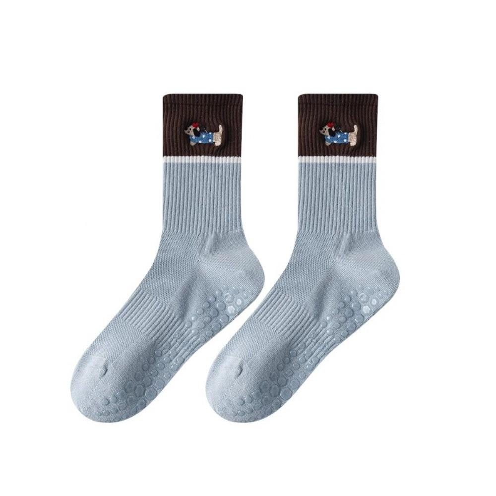 

Silicone Grips Yoga Socks Anti-slip Ballet Socks New Pilates Socks Yoga Barre Ballet синій