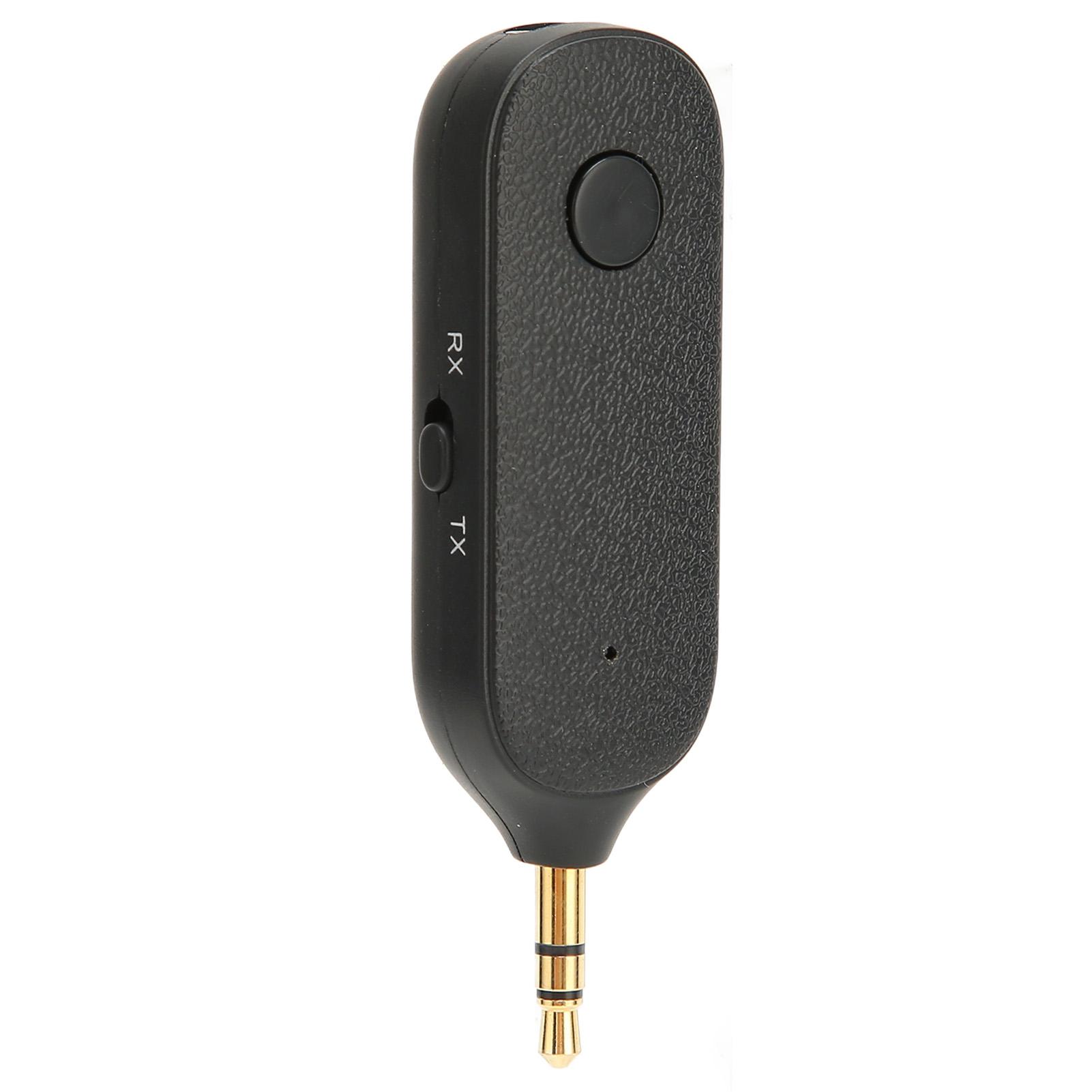 

3.5mm Bluetooth Adapter 2 in 1 Support Hands Free Calling Wireless AUX Transmitter Receiver with Mic for Car Speaker