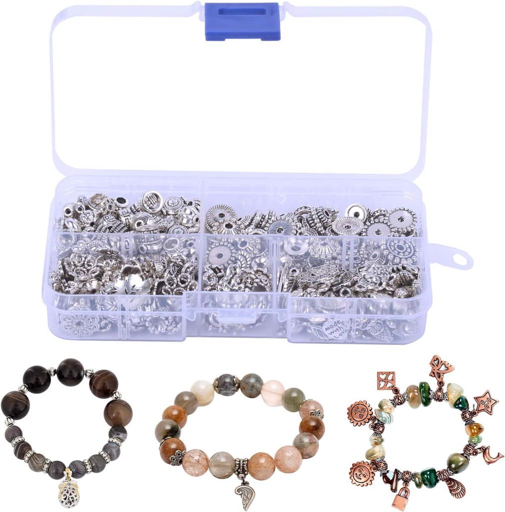 Zestaw Zawieszek Charms Koraliki Do Robienia Bransoletek Biżuterii Diy