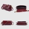 Vintage Pu Small Crossbody Bag With Dual Compartments For Daily Use