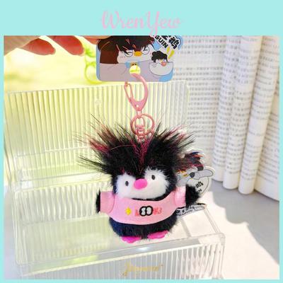Mini Plush Penguin Keychain With Tshirt Design For Bag And Key Accessories