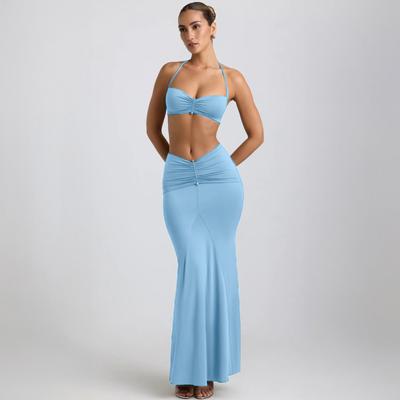 Letní nový styl Krční závěsný podvazkový sexy přiléhavý set sukně pro ženy