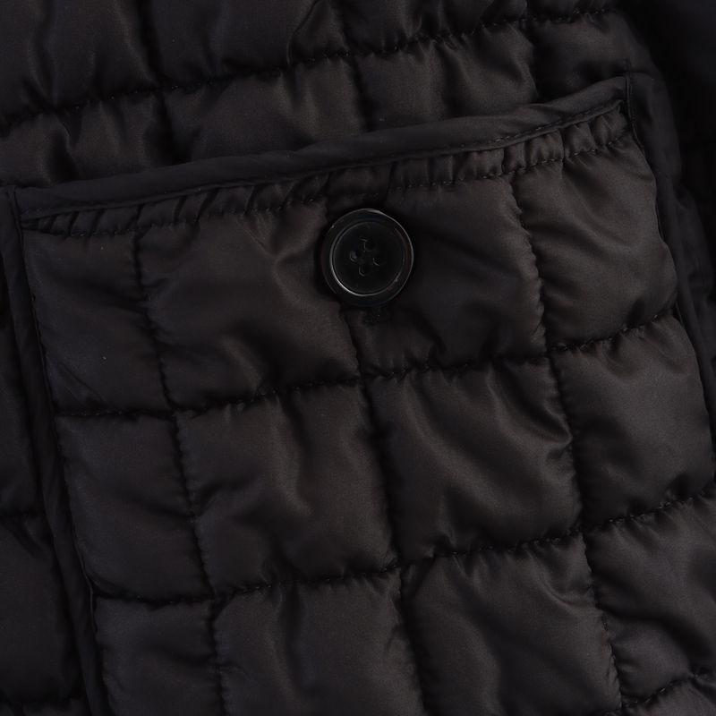 Kaslead New Women Clothes Western Style Fashion Short Texture Black Slim Stand Clouds Outerwear
