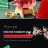 Barril de Vinho de Vidro Transparente com Torneira - Garrafa Selada para Fermentação de Vinho de Ginseng e Suco, Capacidade de 2 Jin