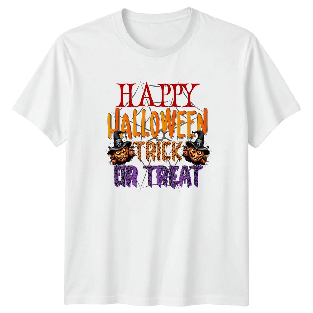 Happy Halloween Trick Or Treat TShirt Spooky Pumpkin Halloween Gift For Him Her S