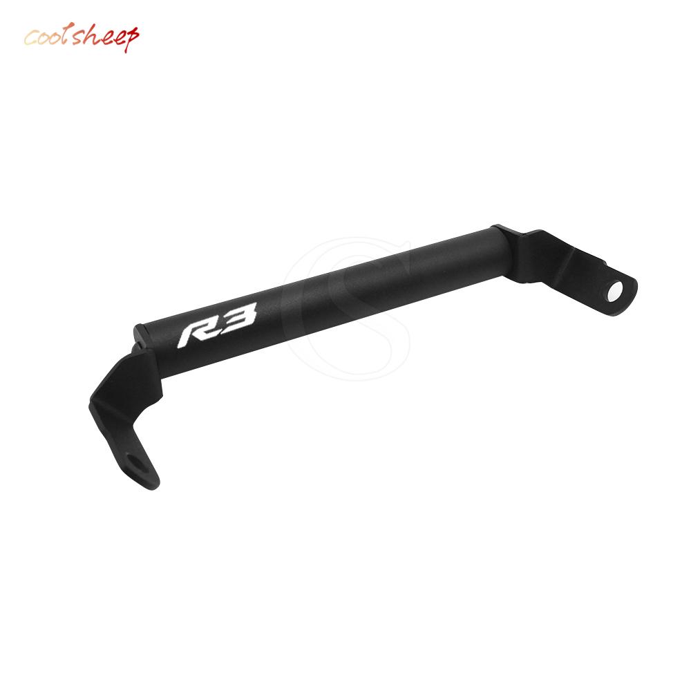 For YAMAHA YZF R3 R25 YZFR3 YZFR25 2019 2020 2021 2022 GPS Motocycle Smart Phone Holder Navigation GPS Plate Bracket Adapt