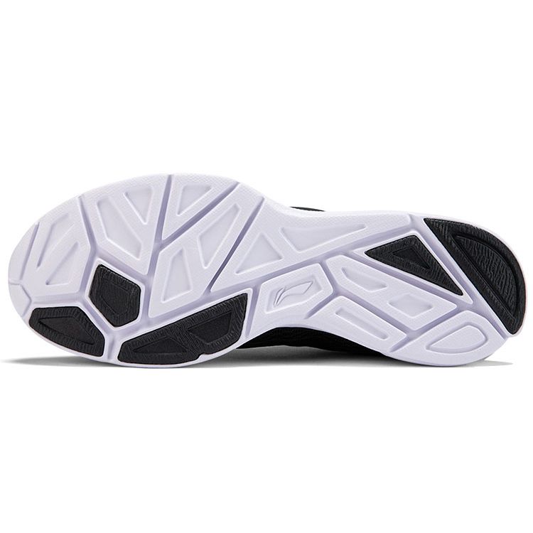 Li Ning Running Shoes Women Sneakers Black White ARBQ032-4