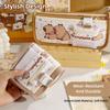 Capybara Pencil Case Multilayer Stationery Bag Multifunctional Stationery Storing Bag  Gift