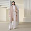 Elegant Structured Long Wool Blend Coat EWD364D01300