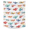 Cartoon-Flugzeug-Konzept digital bedruckte Polyester Schlafzimmer Samt Flanell Decke Vlies weiche Sofa-Abdeckdecken für Betten