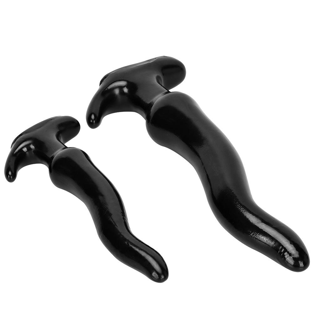 Extra Large Curved Anal Plug Anal Hole for Long-term Wearing Extra Long Deep Anal Plug Anal Dilation Male and Female Masturbation