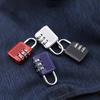 3 Digit Small Resettable Combination Padlock Luggage Case Box Lock Coded Lock School Gym Locker Suitcase Gate Pad Lock Us213