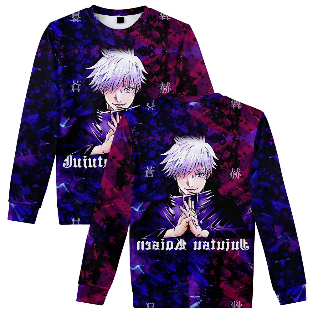 

21 цвет женские мужские толстовки с принтом аниме джиу-джитсу кайсен с круглым вырезом с капюшоном мужские дорожные свитера мужские топы уличная одежда спортивный костюм для отдыха на природе XXS разноцветный