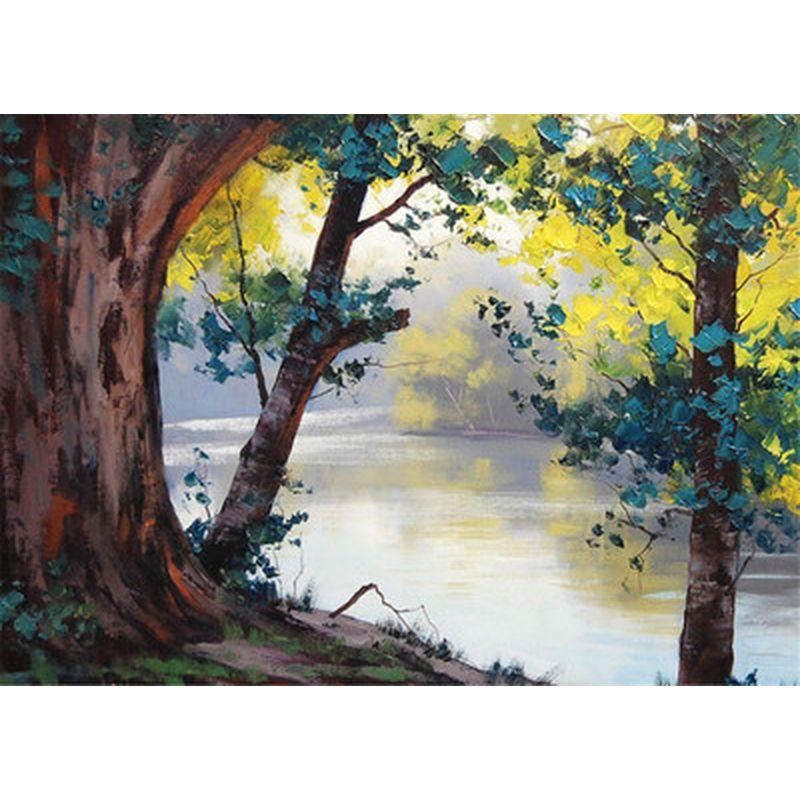 5d Diy Diamant Complet Rotund Pictură Peisaj Diy Diamant Broderie Cusă De Cruce Decorare Acasă