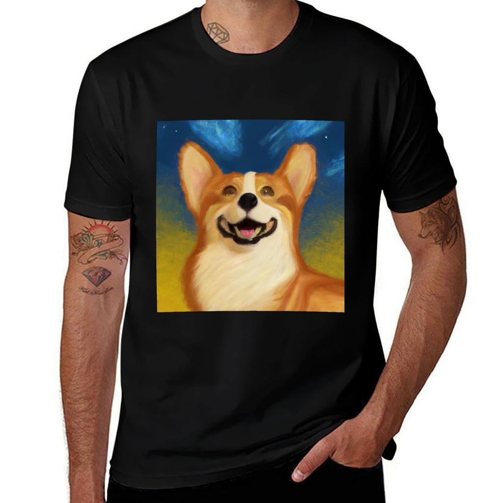 Happy Corgi 4 Tshirt Unisex T Shirt Cotton Unisex T Shirt Cotton 100 Tshirt
