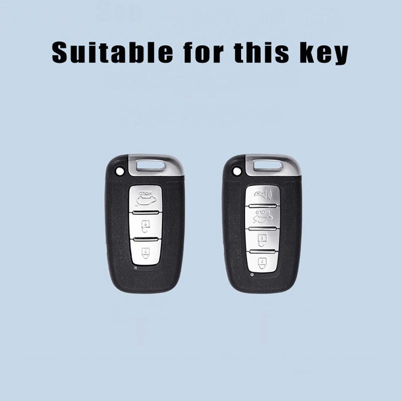 AABJJ1 3/4 Buttons Alloy Car Key Case Cover Shell Fob For Kia Sportage EQUUS K5 K2 Sorento Optima K5 Forte 2011-2016 Accessories Holder
