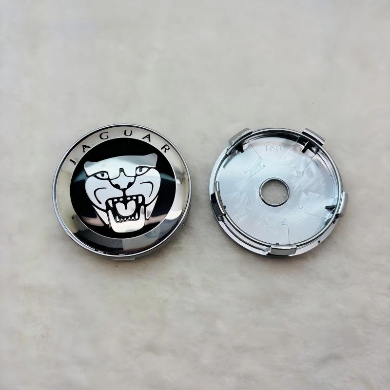 Kryt středového náboje kola Jaguar na zakázku: 60mm Univerzální středová krytka s logem leoparda
