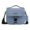 Racer 17 Adjustable Shoulder Strap Metal Hardware Small Calfskin Crossbody Bag Men Crossbody Bag Aqua Gold CCV99-QBP3K