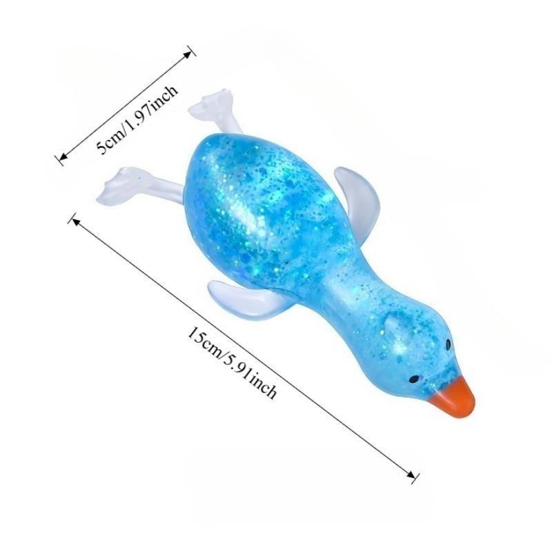 Quetsch-Ente Malz-Squeeze-Spielzeug Weiche Süße Gans Fidget-Spielzeug Plastizität Ente Stressabbau-Spielzeug Angstlinderung für Freunde Geschenk