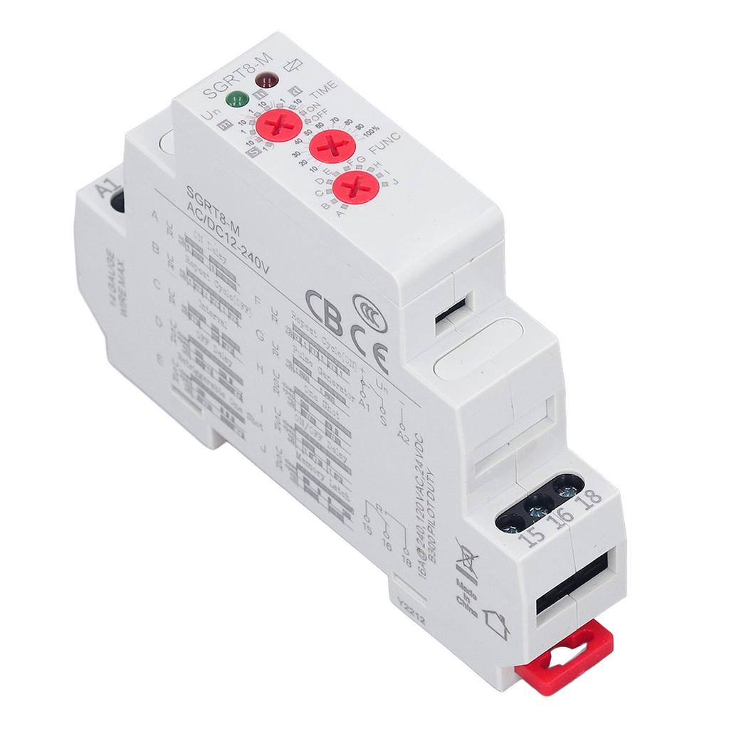 Intermediate Relay Sensitive Quick Response Light Indicator Guide Rail Type Auxiliary Relay 5A 16A 1