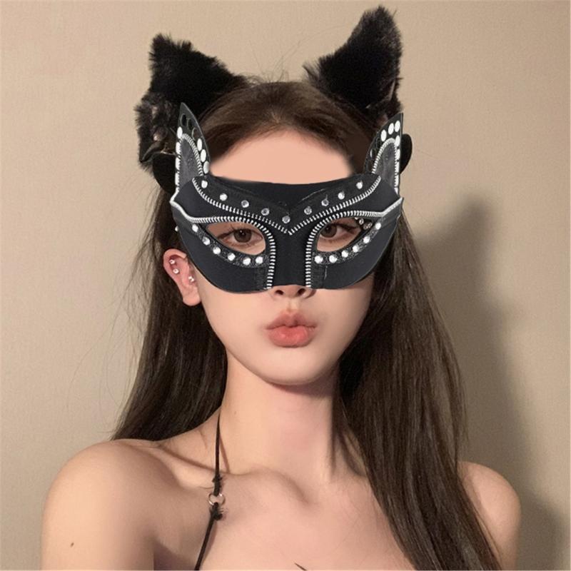 Halloween Cosplay Mask Masquerade Half Mask for Halloween Masquerade Carnivals