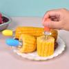 Corn Forks BBQ Prongs Kitchen Tool Stainless Steel Round Smooth Wear-resisting Durable Fall Prevention Tableware
