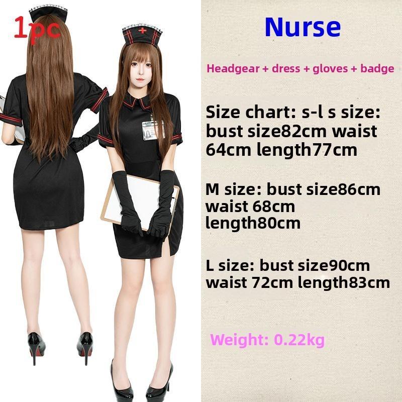 Nurse Halloween Female Costume Sexy Uniform For Stage And Entertainment Party