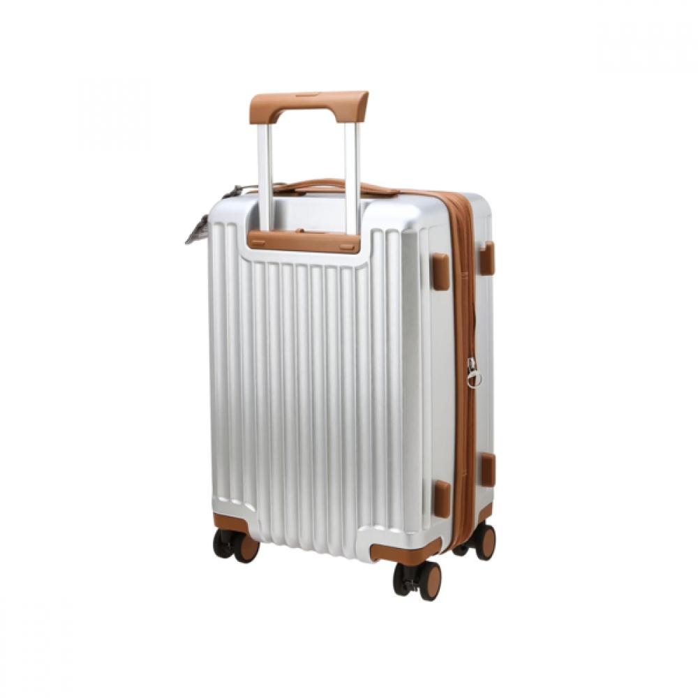 Daks Silver Solid Polycarbonate Hard Carrier 21 Inch Dbba6e571sv