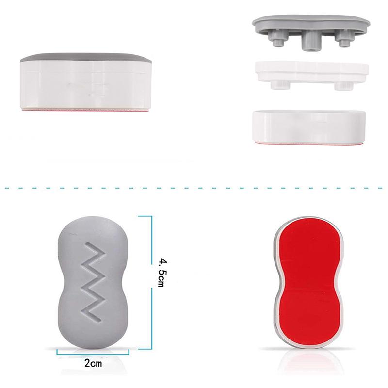 4Pcs Toilet Seat Bumper, Bidet Seat Bumpers With Strong Buffer And Adhesive Function For Bidet Attachment, Keep Your Toilet Seat