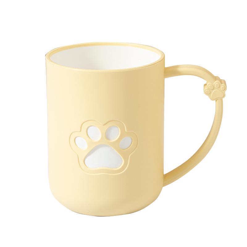 Creative Thickened Cat Paw Toothbrush Cup for Home & Dorm Use