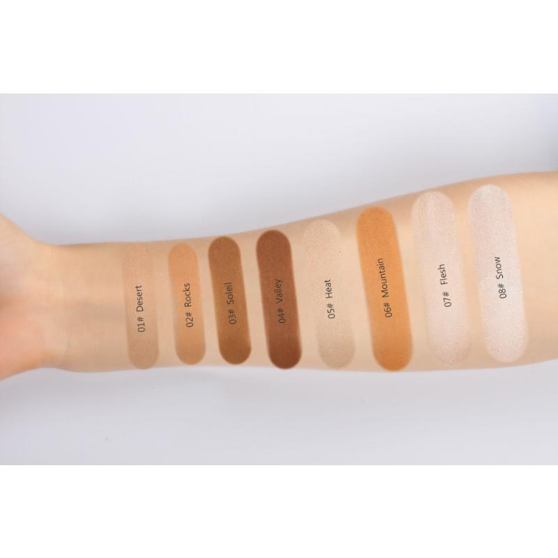 Pudaier maquillage poudre libre nacrée mate mettant en évidence la poudre correcteur fixant la poudre de miel