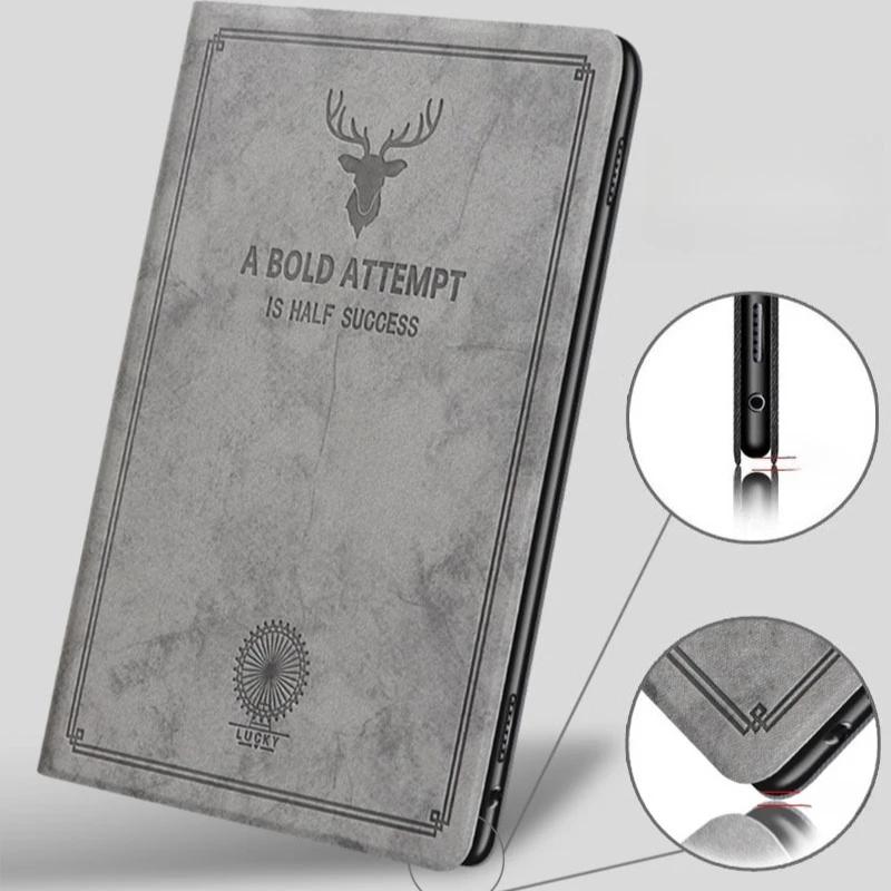 For Amazon Kindle Fire HD10 Max 11 Tablet Funda Slim Retro Folding Flip Stand PU Leather Smart Cover for Amazon Fire HD8 Series