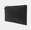 [Pre-Owned] Cd Icon Logo Zip A5 Grain Leather Wallet Clutch - Excellent #WL1RC1