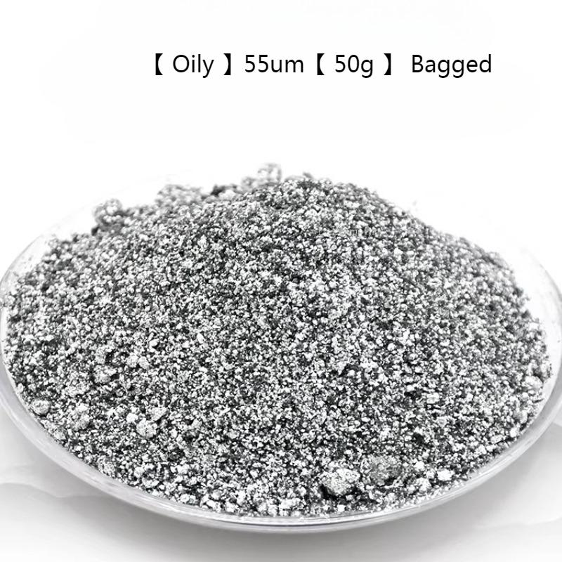 

50g Imitation Electroplated Metallic Silver Slurry/DIY Engraving and Tracing Characters Gypsum Paint Crafts Wet Silver Powder Silver paste