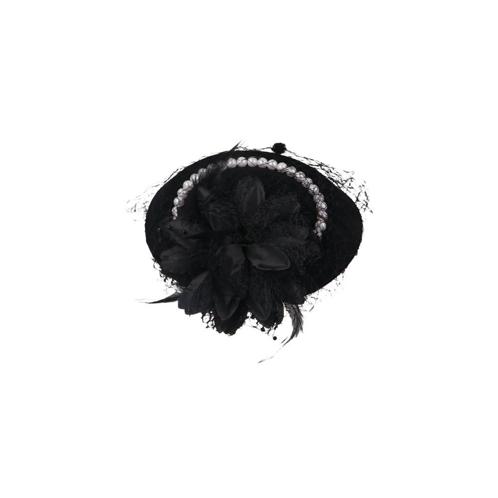Fascinator Elegant Retro Birdcage Veil Hat Black Veil Top Hair Accessories Bridal Face Veils