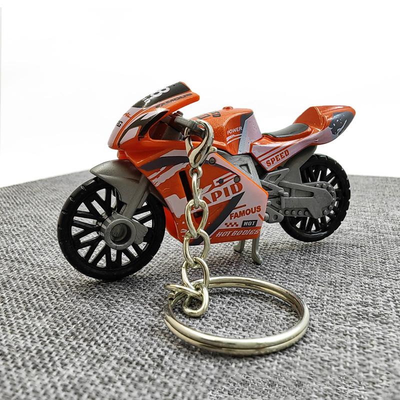 Simulation Motorbike Racing Car Alloy Car Model Children's Toys Crane Machine Toy Car Ornament Boy Toy Car For Children Gift