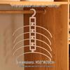 Detachable Space-Saving Clothes Hanger for Home and Dorm Wardrobes