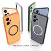 Матовый Полупрозрачный Магнитный Чехол для Телефона для Xiaomi Redmi Note 12 Pro 5G Мягкая ТПУ Крышка