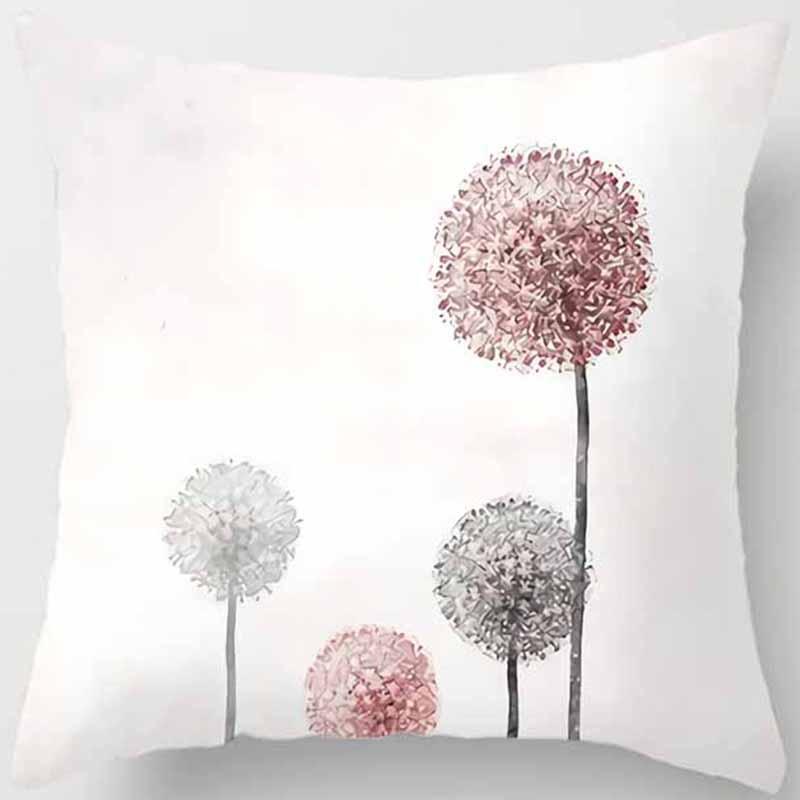 Auto Sofa Kissenbezug mit Löwenzahn-Druck Quadratischer Kissenbezug