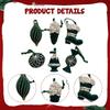 6 Pieces Christmas Hanging Ornaments for Party Supplies Thanksgiving Wedding