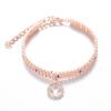 Pet Supplies, Colorful Crystal Necklace, Smiling Zircon, Three Row Diamond, Cat and Dog Accessories, High-end, Dog Gift