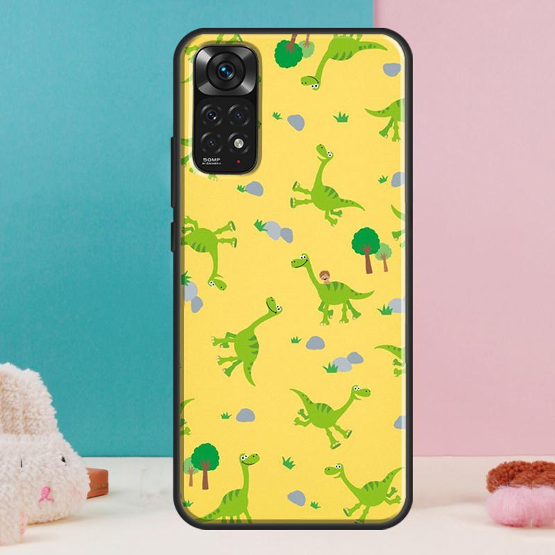 Cute Dinosaur Baby Case For Xiaomi Redmi Note 14 12 11 9 10 13 Pro 9S 10S 11S 12S Redmi 13C 10C 12C 14C Cover