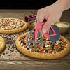 Stainless Steel Innovative Bicycle Shape Pizza Cutter Cutting Tool Kitchen AccessoriesRed